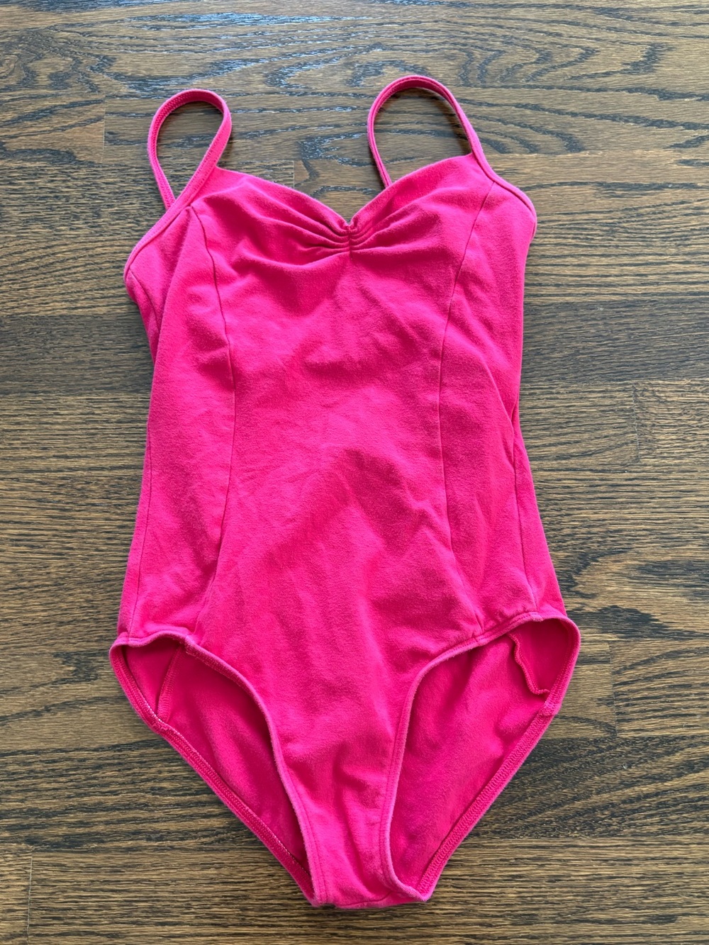 Wear Moi Pink Cotton Ballet Leotard